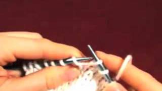 Slip Slip Knit (ssk) Knitting Decrease - English Method