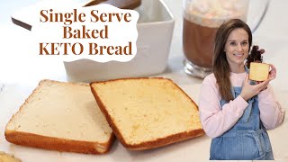 Single serving Baked KETO Bread