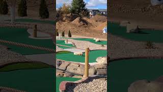 We found a BRAND NEW mini golf course! #puttputt #minigolf