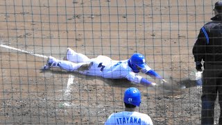 川越誠司 スリーベース\u0026エラーで一挙本塁生還 20240322 ナゴヤ球場 中日ドラゴンズ