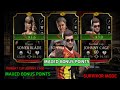 MK:Mobile - Kombat Cup Johnny Cage Maxed Bonus Points|Kombat Cup Sonya Blade,Klassic Sonya Blade|