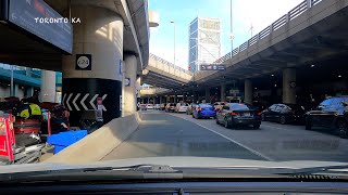 【4K】YYZ Toronto Pearson International Airport Mississauga via Highway 401 West