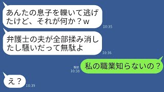 私の息子を飲酒運転でひいて緊急搬送させた義姉が「弁護士の夫が全て揉み消したｗ」と言ったので、私が「私の職業知らないの？」と言ったところ、一切反省しないクズ女に徹底的な制裁を加えた結果ｗww