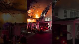 Hill-Skeffington Funeral Home fire, Feb. 2, 2025.