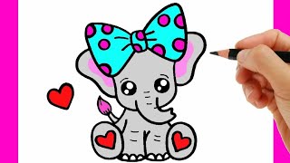 COME DISEGNARE UN ELEFANTE FACILE