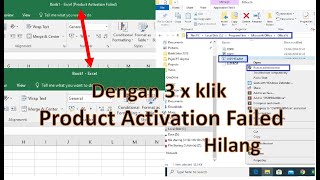 Cara Menghilangkan Product Activation Failed pada ms. Office