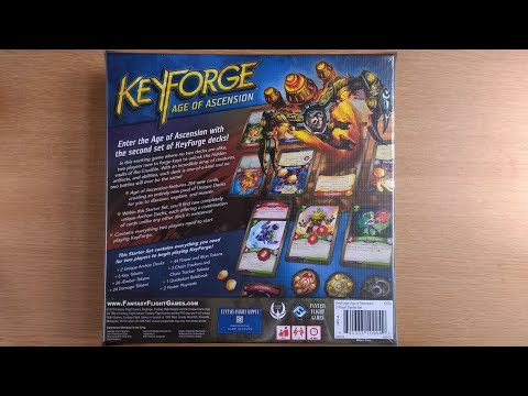 Keyforge: Age of Ascension 2 player starter set explained in 60ish seconds