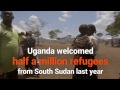 Uganda welcomes half a million refugees from South Sudan