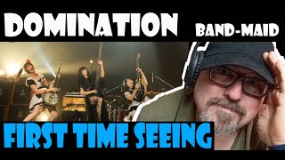 FIRST TIME SEEING 'BAND-MAID' -DOMINATION (GENUINE REACTION)