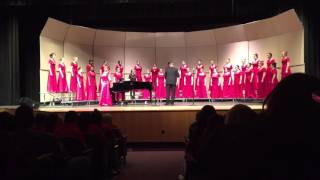 CVHS CV Choirs Women's Varsity 2016 singing \