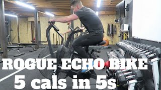 Rogue Echo Bike 5cal sprint in 5s | Best Cardio Equipment