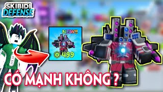 SKIBIDI TOWER DEFENSE - TRẢI NGHIỆM UNITS MỚI UPGRADED TITAN ROCKETMAN 499RB CÓ MẠNH KHÔNG ?