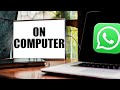 How To Use WhatsApp Web on Computer, PC, Laptop or Mac WITHOUT a Phone.