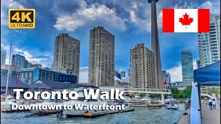 Toronto summer walk - downtown to harbour front (June 2022)