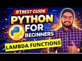 #35 Lambda Functions | Python Tutorials For Beginners