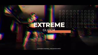 Glitch Extreme Promo Premiere Pro Templates