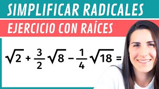 SIMPLIFICAR RAÍCES ✅ Ejercicio con Radicales