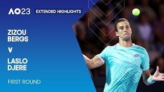 Zizou Bergs v Laslo Djere Extended Highlights | Australian Open 2023 First Round