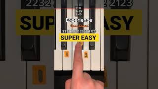 SUPER EASY PIANO SONG | Experience 🎹🎶 #shorts #easypiano  #viral #music