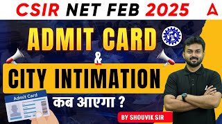 Csir Net 2025 Admit Card Exam City Slip Release Date Important Updates ...