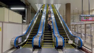 1X エスカレーター　JR上野駅エスカレーター昇り