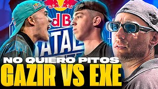 NO QUIERO PITOS 😤 BLON reacciona a GAZIR vs EXE 🇦🇷 RED BULL BATALLA