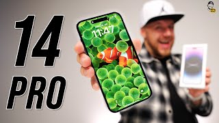 📱 Jaký je Dynamický Ostrov?! Nový iPhone 14 Pro Unboxing \u0026 První dojmy [4K]