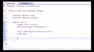 Java Programming Tutorial 60 JButton