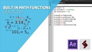 ExtendScript QuickTip - Built In Math Functions