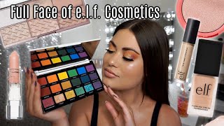 FULL FACE OF ELF COSMETICS! Affordable Drugstore Makeup!