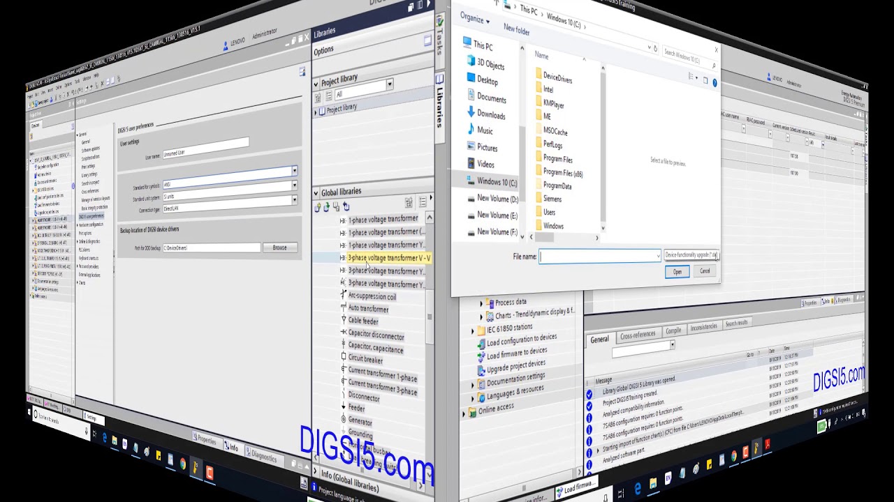 Digsi 5 Tutorial Part 18 Youtube