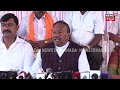 live ks eshwarappa press meet by raghavendra by vijayendra bsy lok sabha election 2024