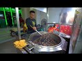 thailand style roasted sweet chestnuts full making process l bangkok street food