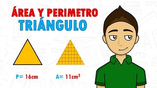PERIMETER AND AREA OF THE TRIANGLE - Super easy - For beginners