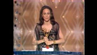 Valerie Harper wins Best Actress Emmy Award for "Rhoda"