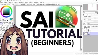 Beginner Paint Tool SAI Tutorial // All my Tips