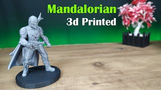 3D Printed  The Mandalorian Miniature 🤖