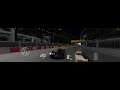 Formula 1 Marina Bay, Singapore F1 2020 challenge 6-4 Real Racing 3 5120x1440 Mercedes-AMG W11 RR3