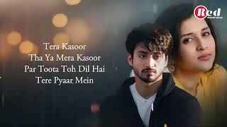 Tera Kasoor (LYRICS) Vishal Mishra | Mr. Faisu, Mannara Chopra | Payal Dev | Kunaal Verma