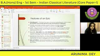 Indian Classical Literature | 1st Semester | Unit 1 | Part 1 | B.A. English Hons.| SOL