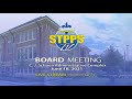 stpps board meeting – 6 10 21