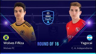 Wolves Fifilza vs YagoCAI - Round of 16 - FIFA 19 Global Series PS4 Playoffs