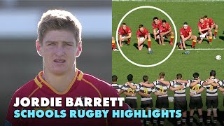 Jordie Barrett created his defensive roots in schoolboy rugby | Highlights