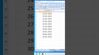 Use Two Tricks Automatically Write Dates of a Months, Year in Excel🔥Auto Fill Date Series in Excel