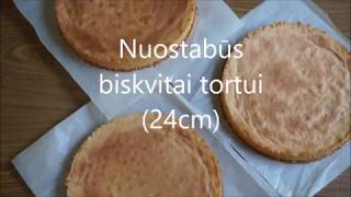 Biskvitas | Kaip iškepti biskvitą | Lengvas biskvito receptas | Biscuit | How to bake a biscuit