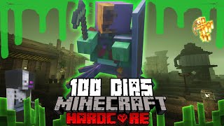 ☢️SOBREVIVÍ 100 DIAS en un APOCALIPSIS de MUTANTES en MINECRAFT HARDCORE y ESTO es lo que PASÓ⚠️