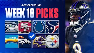 NFL Predictions and Picks for EVERY Week 18 Game [Ravens at Steelers] | Best Bets ✅