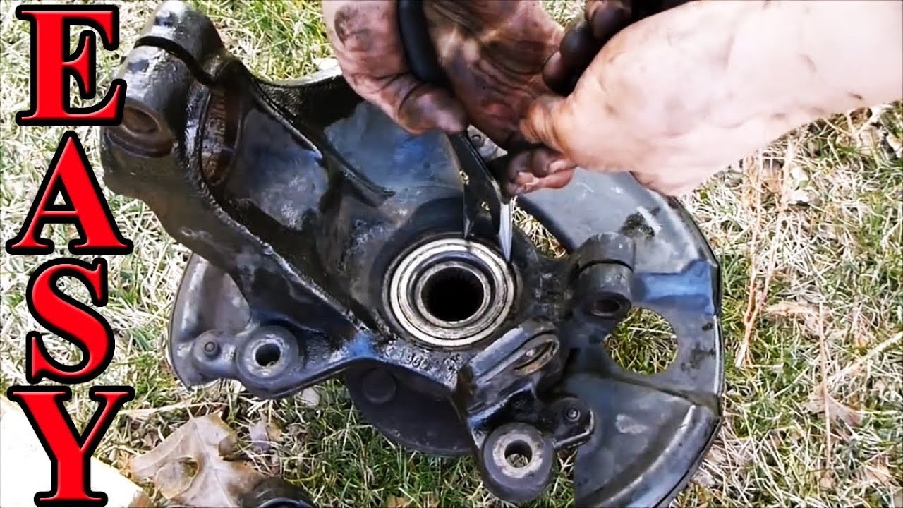 How To Change A Wheel Bearing (short And Fast Version) - YouTube