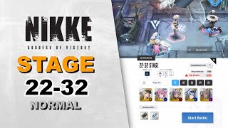 Stage 22-32 Normal Mode | Goddess of Victory: Nikke