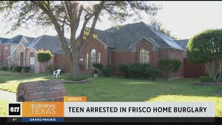 Teen arrested in connection to Frisco home burglary